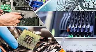 Quais são os componentes eletrônicos básicos para comunicação?