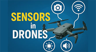 Que tipos de sensores são usados ​​em drones?