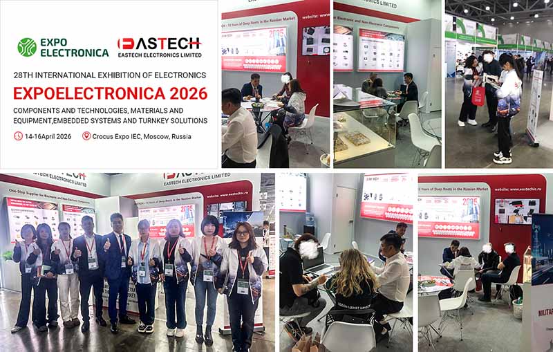Eastech na ExpoElectronica & ExpoCifra 2026