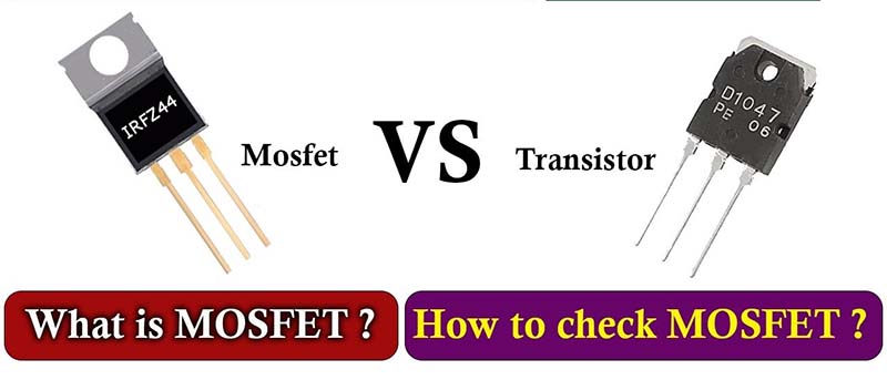 diferença entre transistor e mosfet