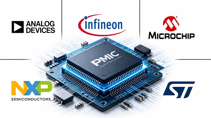 os principais fabricantes de PMIC