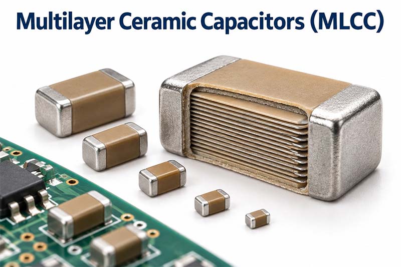 capacitores cerâmicos multicamadas